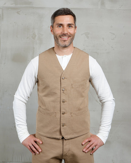 Pike Brothers 1908 Hazienda Vest Panama Beige