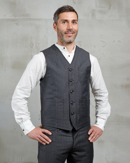 Pike Brothers 1937 Roamer Vest Chicago Grey