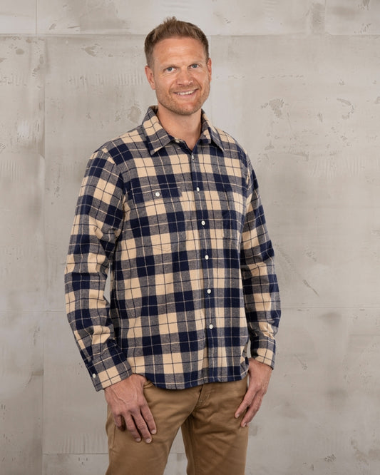 Pike Brothers 1937 Roamer Shirt blue flannel