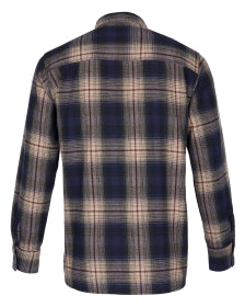 Pike Brothers 1937 Roamer Shirt blue beige check flannel