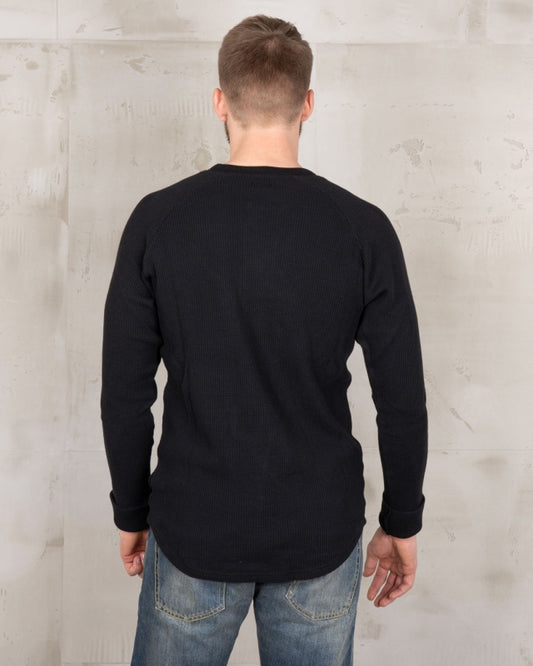 Pike Brothers 1936 Waffle Shirt black