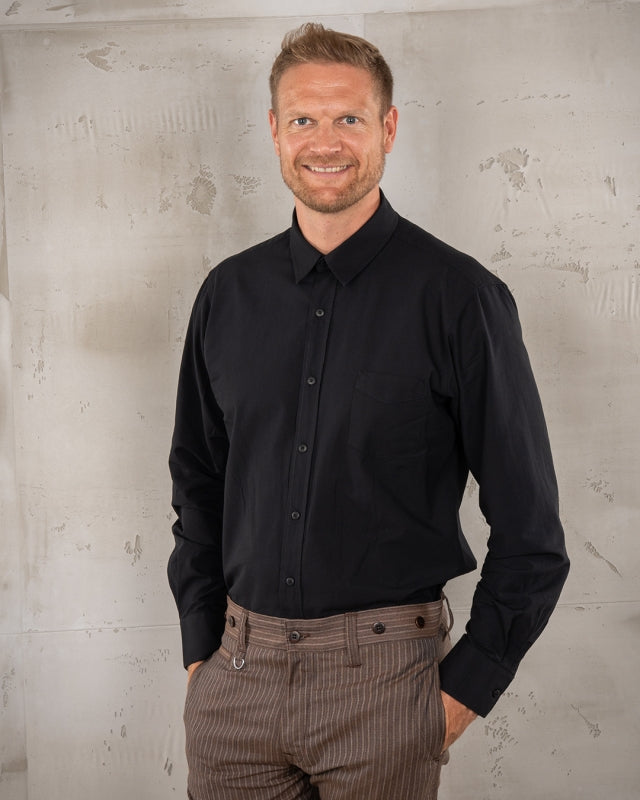 Pike Brothers 1947 Albatros Shirt Black Chambray
