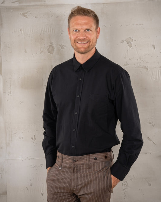 Pike Brothers 1947 Albatros Shirt Black Chambray