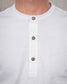 Pike Brothers 1927 Henley Shirt Short Sleeve Pure White