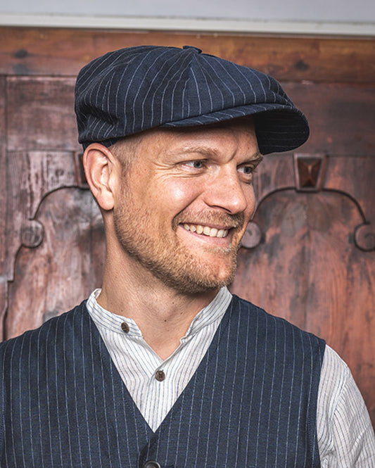 Pike Brothers 1928 Newsboy Cap Chicago Blue