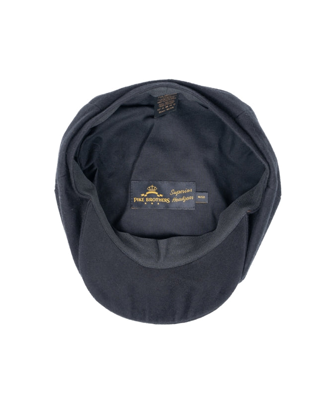 Pike Brothers 1928 Newsboy Cap Moleskin sulphur black