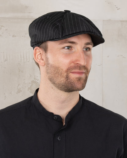 Pike Brothers 1928 Newsboy Cap Chicago Black
