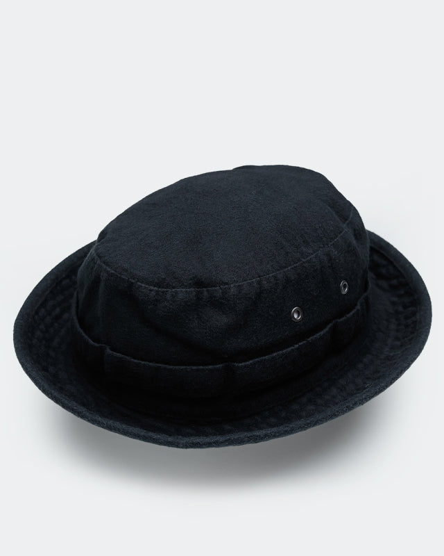 Pike Brothers 1966 Boonie Hat Moleskin Sulphur Black