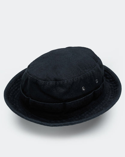 Pike Brothers 1966 Boonie Hat Moleskin Sulphur Black