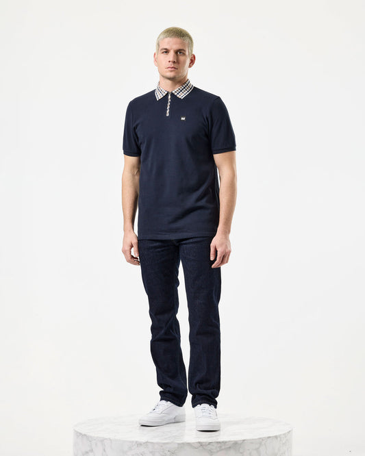 Weekend Offender LACHINE Polo Shirt in MID HOUSE CHECK