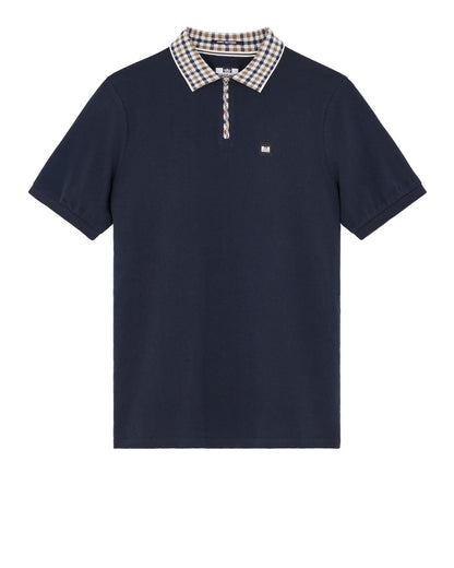 Weekend Offender LACHINE Polo Shirt in MID HOUSE CHECK