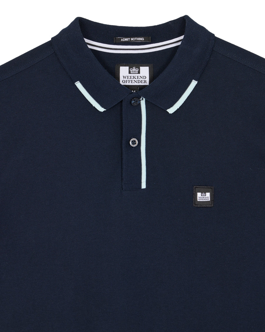 Weekend Offender Rivas Placement Tipping Polo Shirt