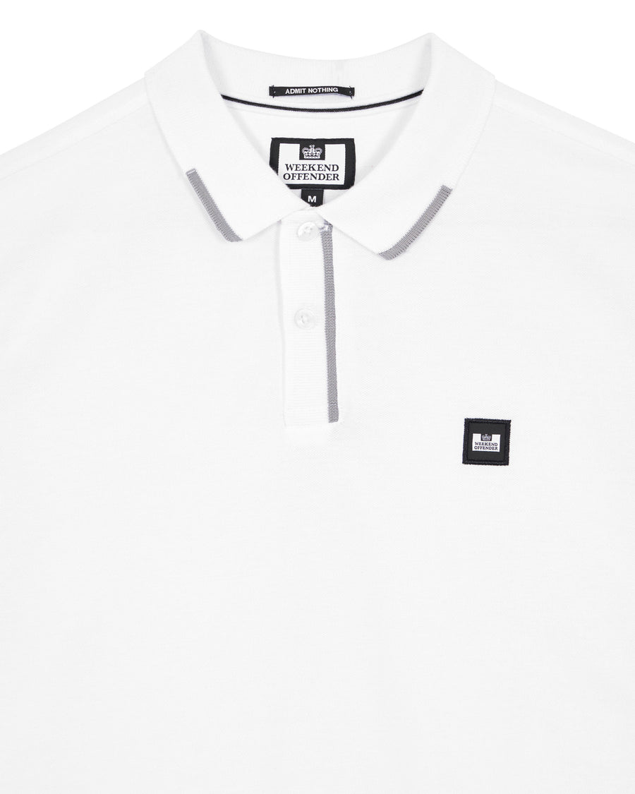 Weekend Offender Rivas Placement Tipping Polo Shirt
