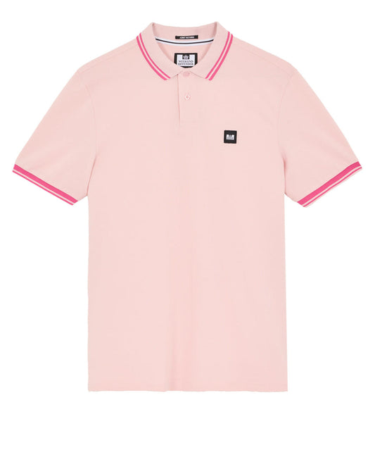 Weekend Offender Levanto Polo Shirt in paleblush/candy