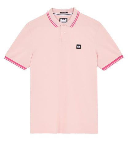 Weekend Offender Levanto Polo Shirt in paleblush/candy