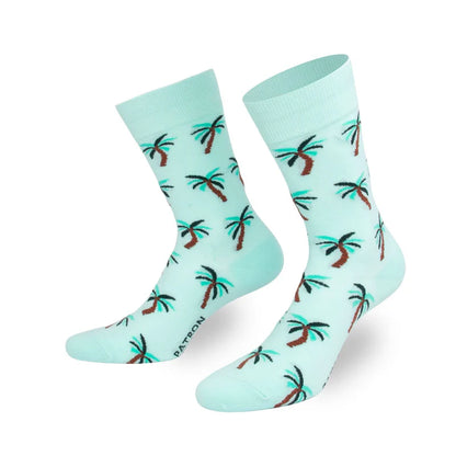 Patron Palmen Socken, grün