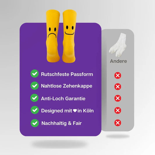 Patron Smile Sportsocken, gelb