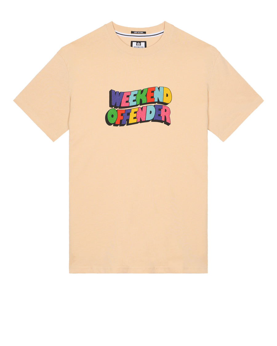 Weekend Offender Hallelujah Graphic Tee in deep champagne