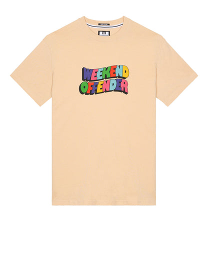 Weekend Offender Hallelujah Graphic Tee in deep champagne