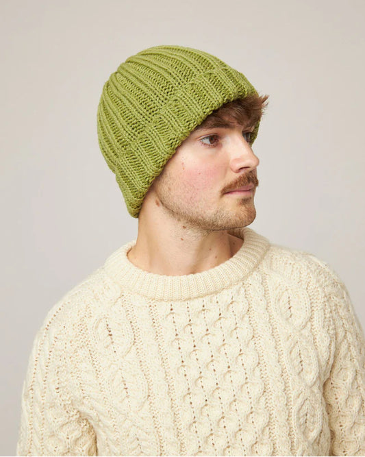 Peregrine Milliner Ribbed Beanie in Campo