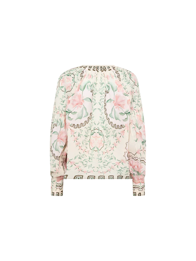 Mos Mosh MMWylde Orchid Blouse in Turf Green
