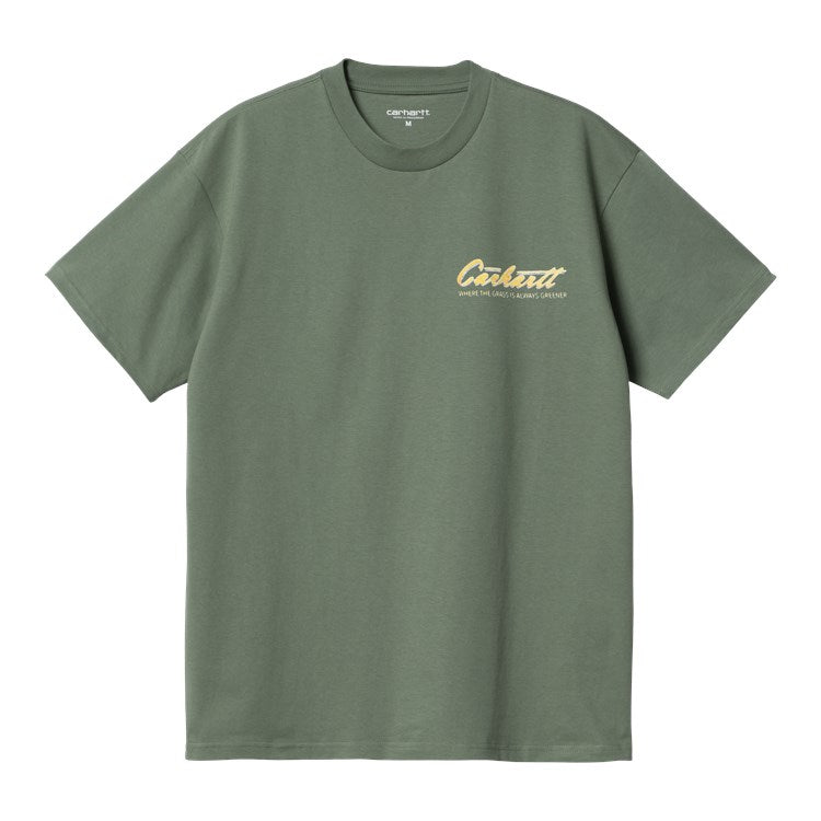 CARHARTT WIP S/S Green Grass T Shirt Organic Cotton Single Jersey