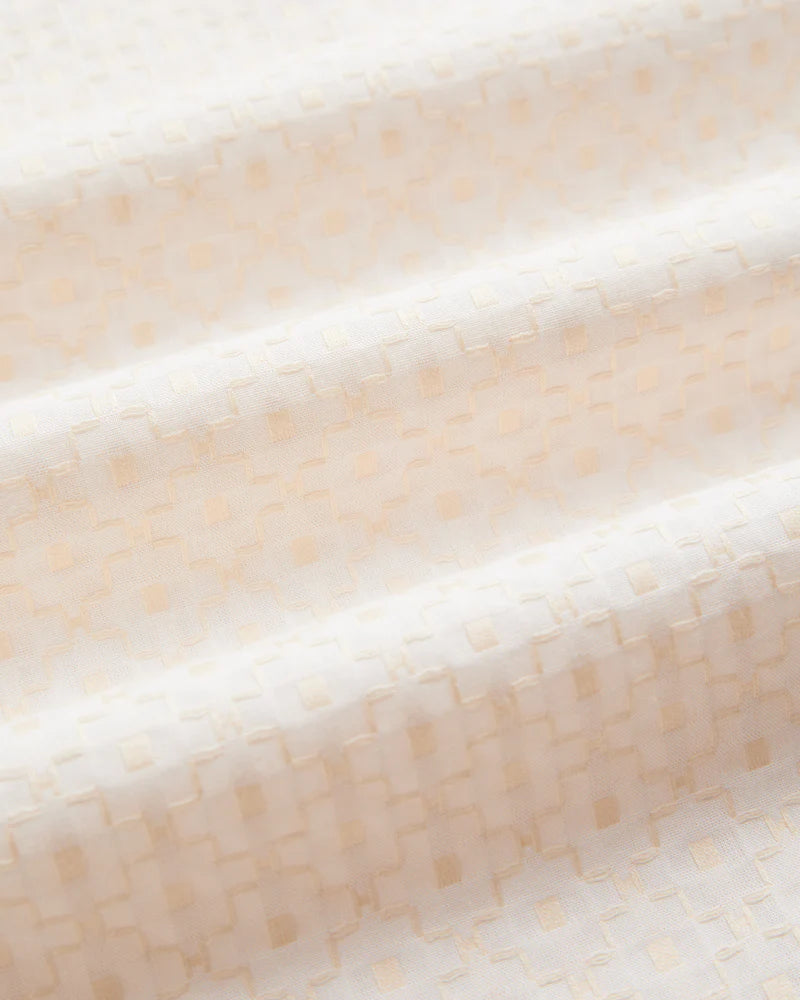 Portuguese Flannel Portoguese Flannel Tile Shirt in Off White