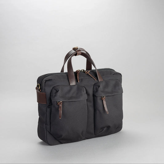 Property Of.. Tommy Work Bag in Coal/Dark Brown