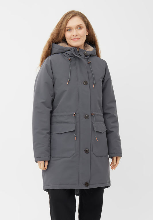 Derbe Hamburg Friese Festholm Damen Jacke in lava smoke/cobblestone