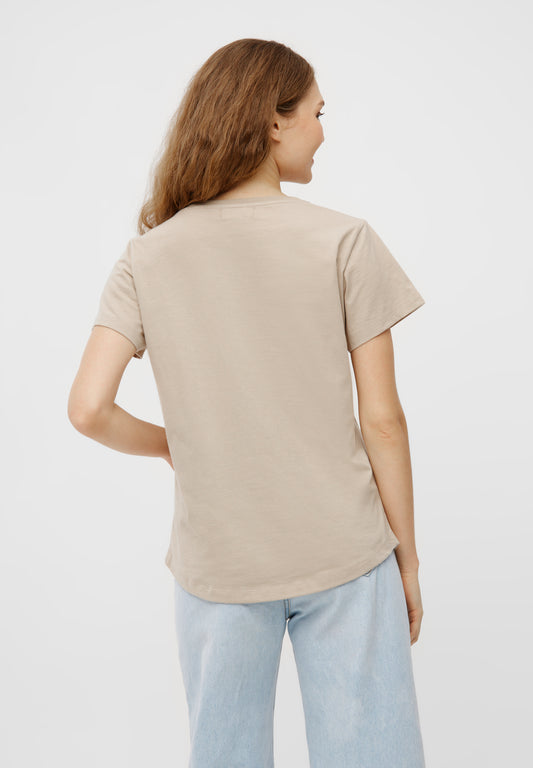 Derbe Hamburg Elegans Damen T-Shirt in cobblestone