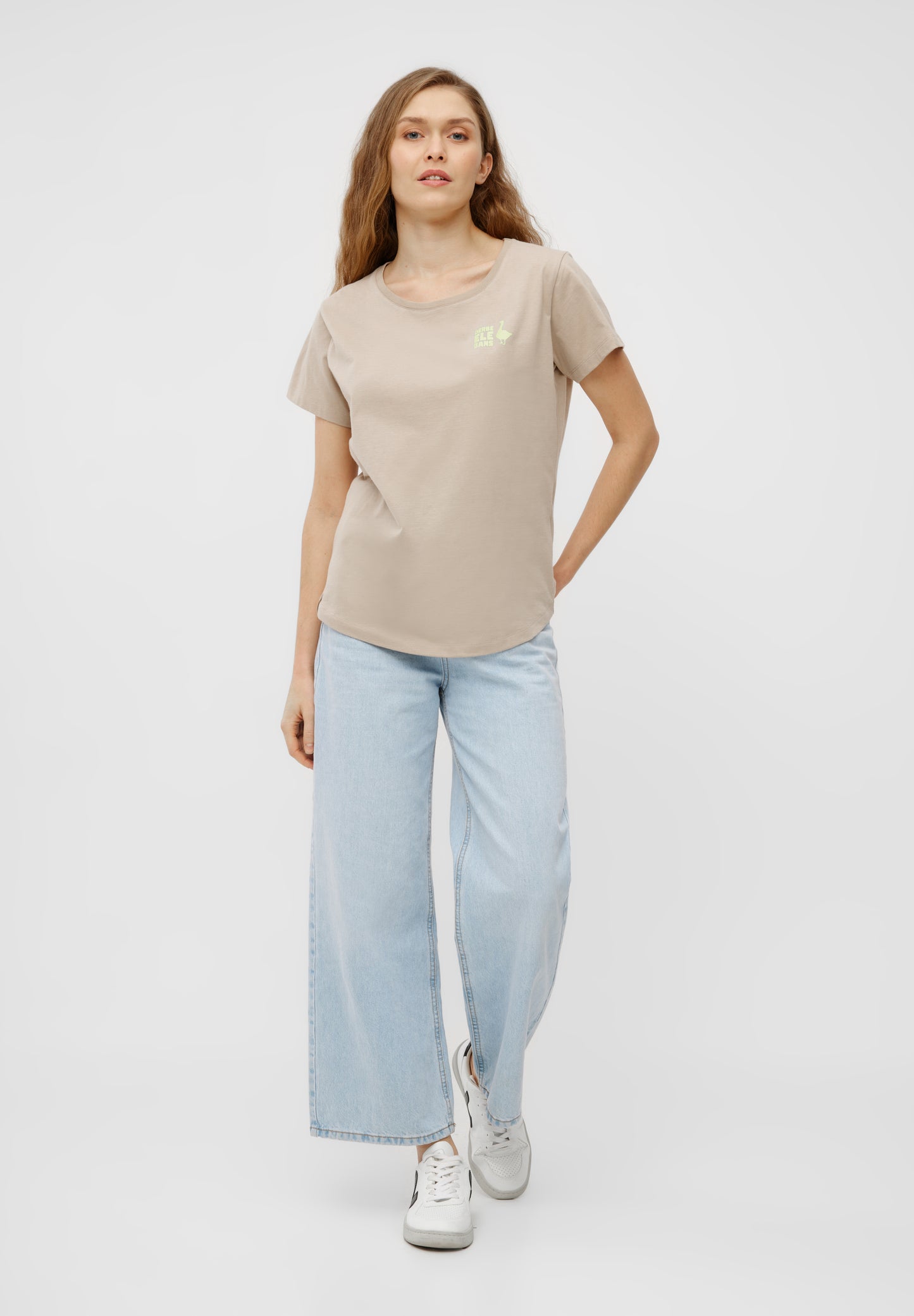 Derbe Hamburg Elegans Damen T-Shirt in cobblestone