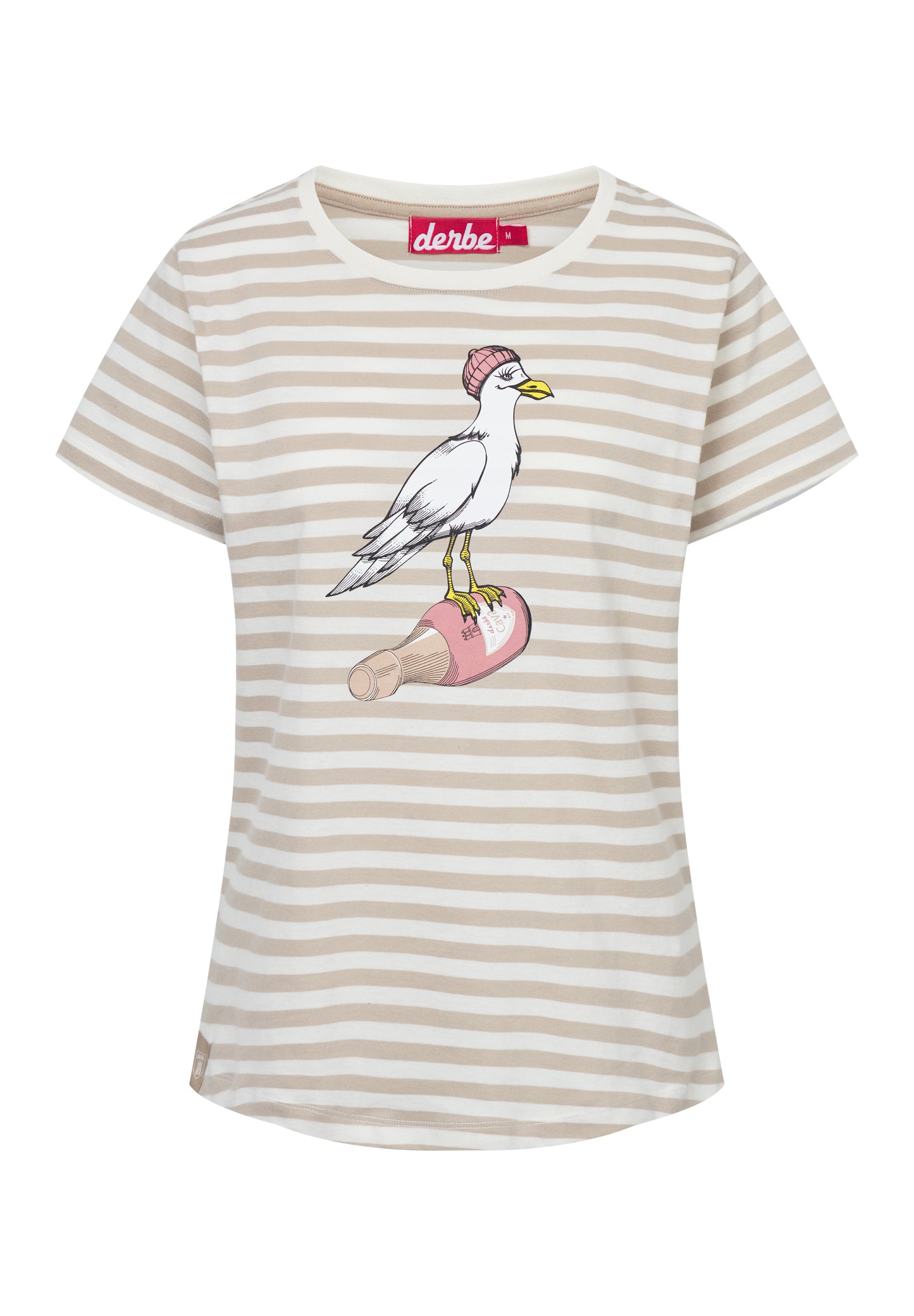 Derbe Hamburg Sturmmöwin Damen T-Shirt in off white/cobblestone