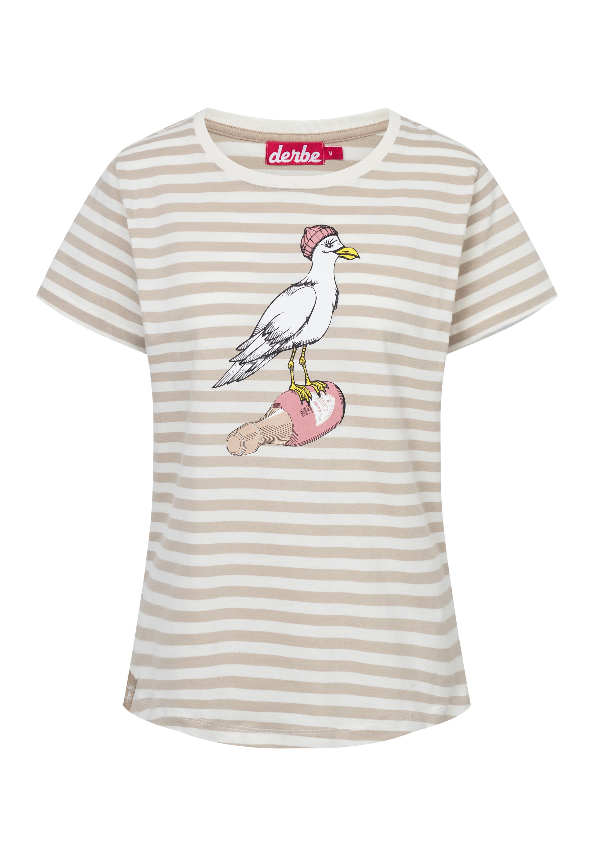 Derbe Hamburg Sturmmöwin Damen T-Shirt in off white/cobblestone