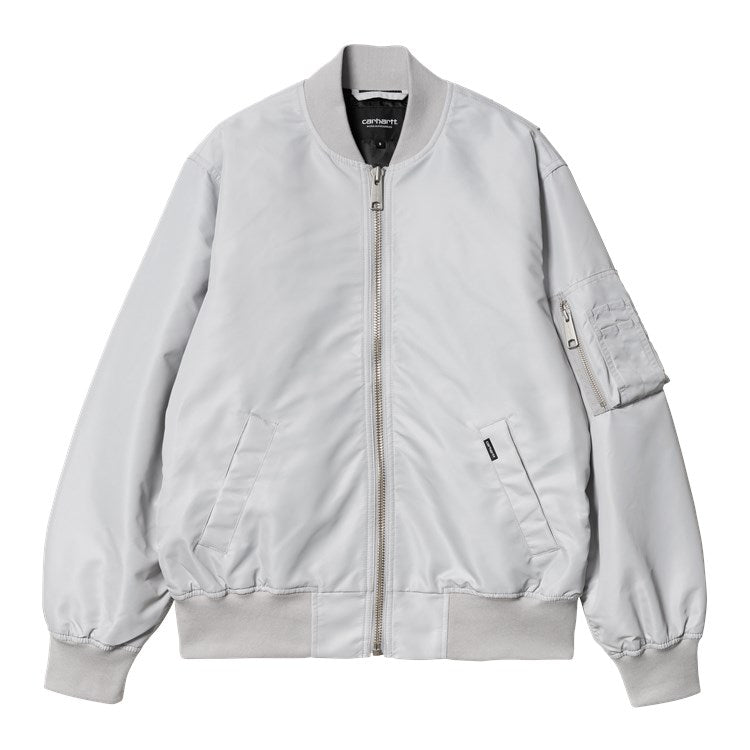 CARHARTT WIP W' Otley Bomber 100% Nylon Twill in Sonic Silver