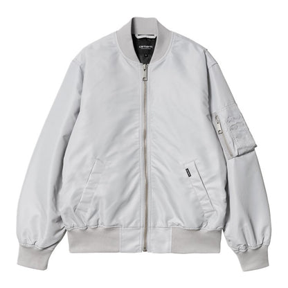 CARHARTT WIP W' Otley Bomber 100% Nylon Twill in Sonic Silver
