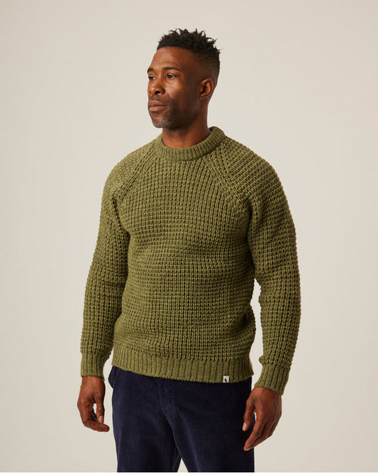 Peregrine Waffle Crew Pullover