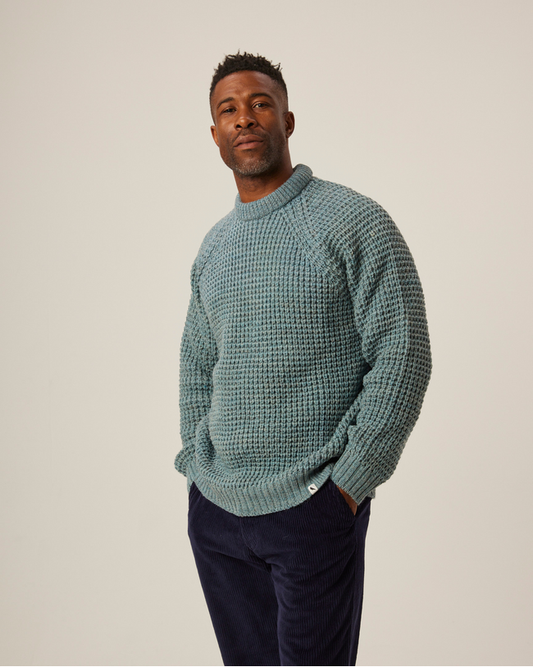 Peregrine  Waffle Crew Pullover