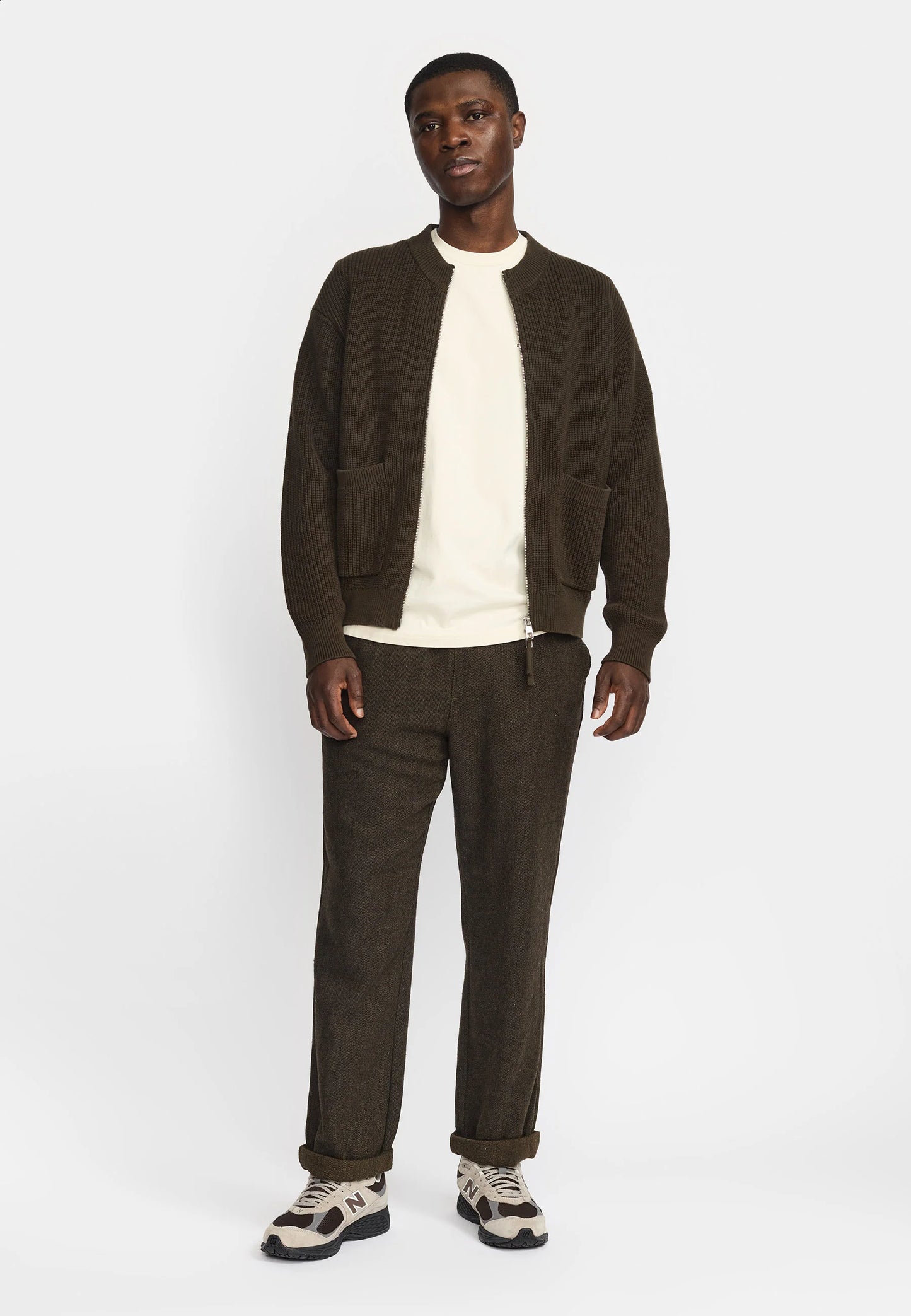 Revolution Zipped Knit Cardigan