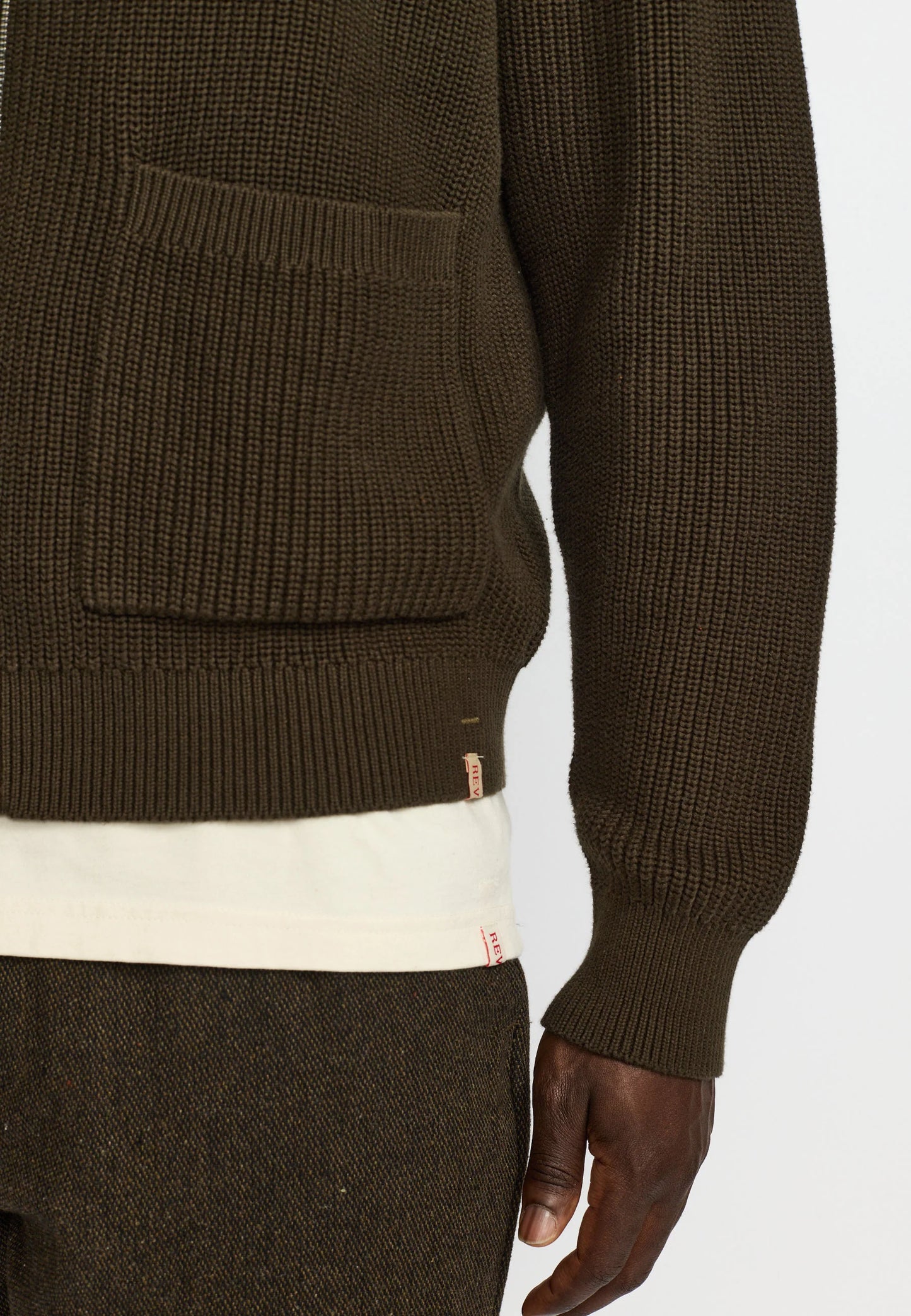 Revolution Zipped Knit Cardigan