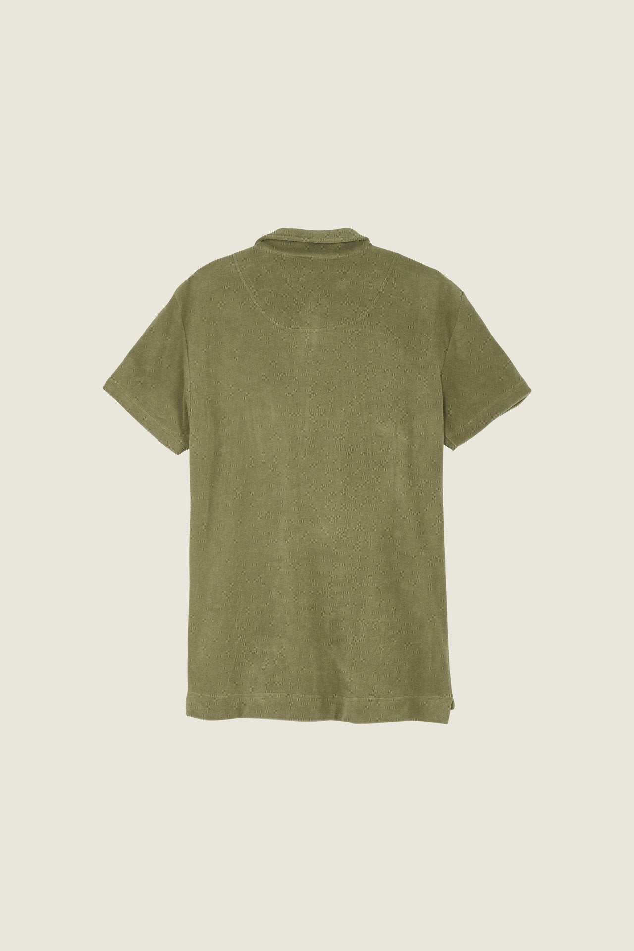OAS Khaki Polo Terry Shirt