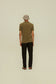 OAS Khaki Polo Terry Shirt