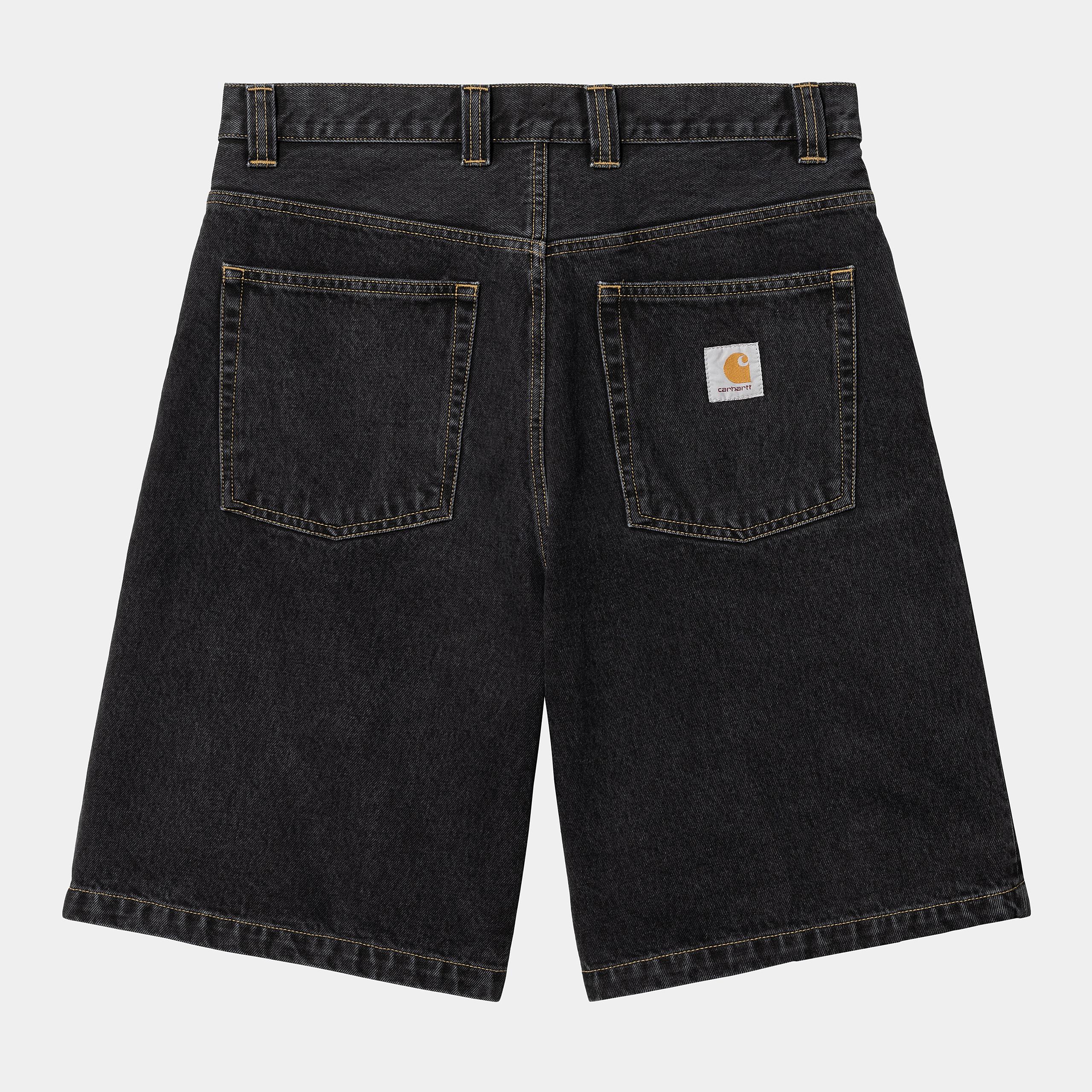 CARHARTT WIP Brandon Short 100% Cotton 'Smith' Denim