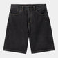 CARHARTT WIP Brandon Short 100% Cotton 'Smith' Denim