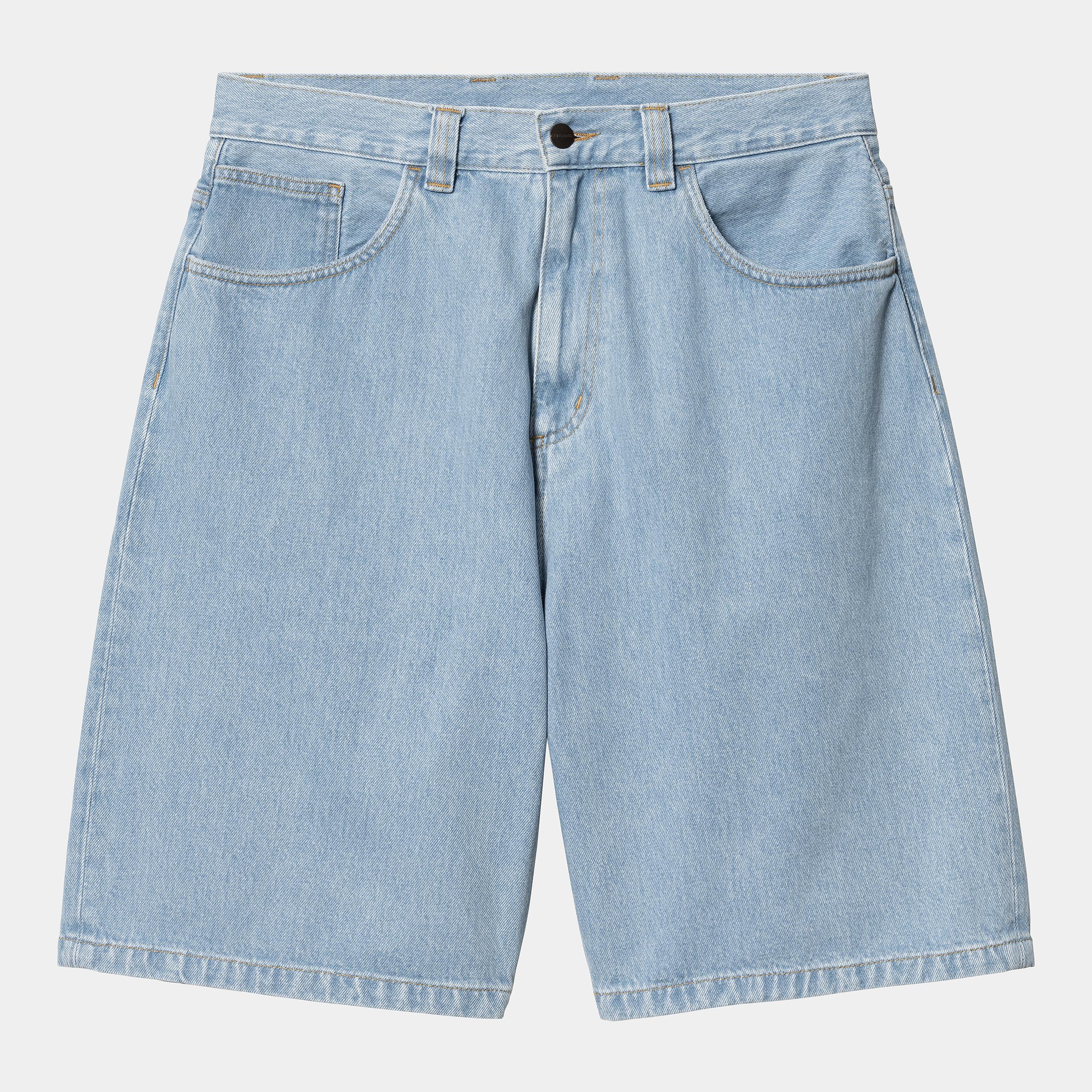 CARHARTT WIP Brandon Short 100% Cotton 'Smith' Denim