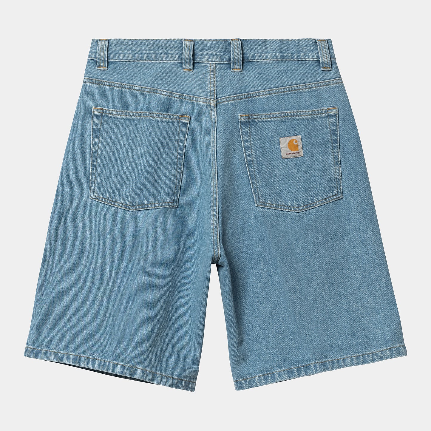 CARHARTT WIP Brandon Short 100% Cotton 'Smith' Denim