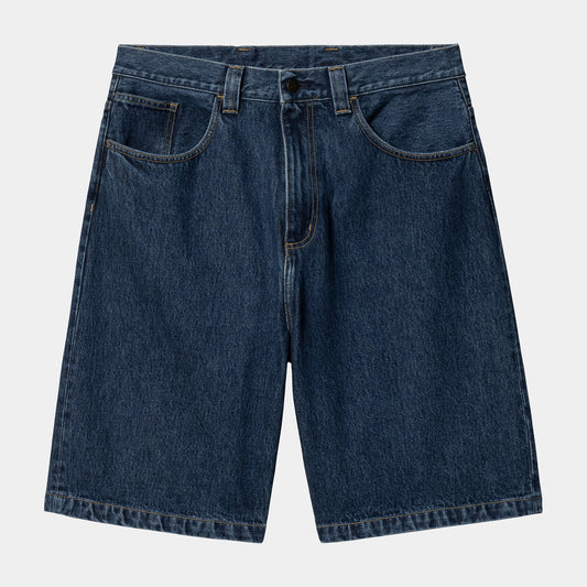 CARHARTT WIP Brandon Short 100% Cotton 'Smith' Denim