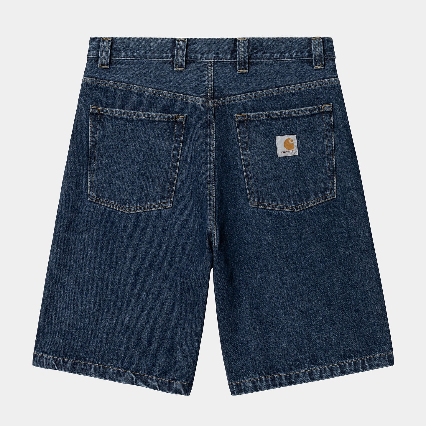CARHARTT WIP Brandon Short 100% Cotton 'Smith' Denim
