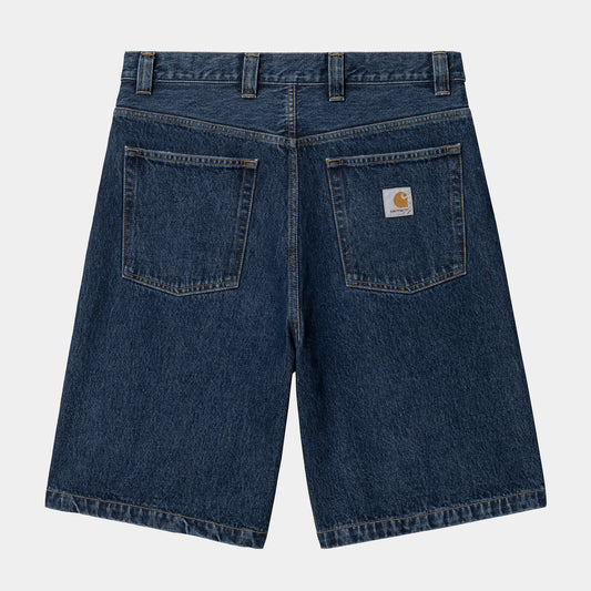 CARHARTT WIP Brandon Short 100% Cotton 'Smith' Denim