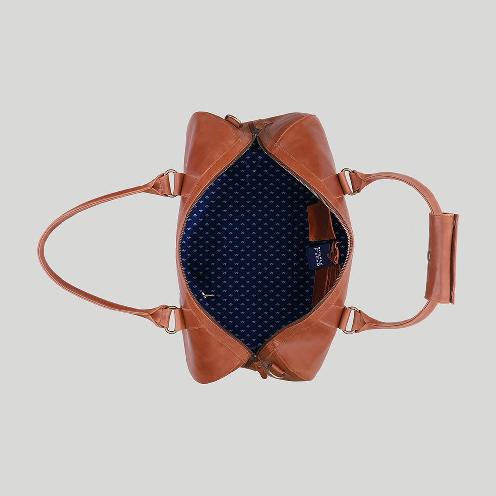 Buckle & Seam Willow – Cognac – Innenfutter Dots