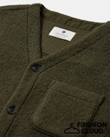 Anerkjendt AKSIGURD BOILED WOOL OVERSHIRT